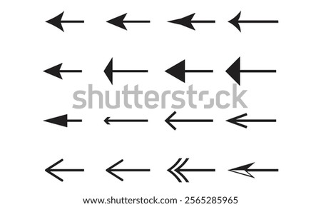 Arrows Symbol sheet graphic design