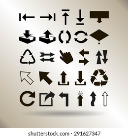 Arrows symbol.Vector illustration
