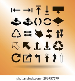 Arrows symbol.Vector illustration