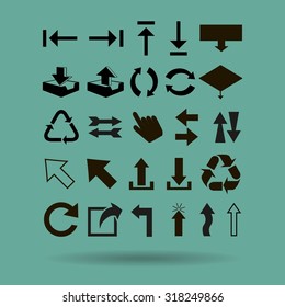 Arrows symbol.Vector illustration