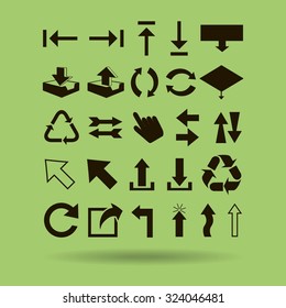 Arrows symbol.Vector illustration