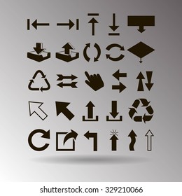 Arrows symbol.Vector illustration