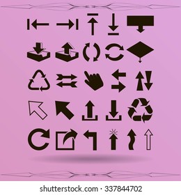 Arrows symbol.Vector illustration