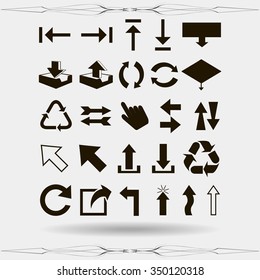 Arrows symbol.Vector illustration