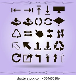 Arrows symbol.Vector illustration