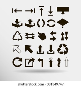 Arrows symbol.Vector illustration