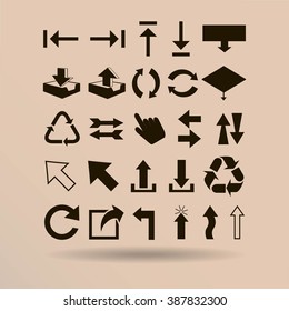 Arrows symbol.Vector illustration