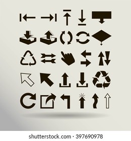 Arrows symbol.Vector illustration