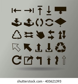 Arrows symbol.Vector illustration