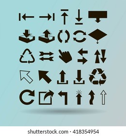 Arrows symbol.Vector illustration