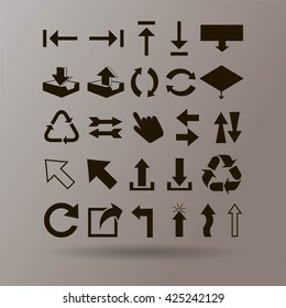 Arrows symbol.Vector illustration