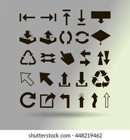 Arrows symbol.Vector illustration