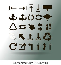 Arrows symbol.Vector illustration