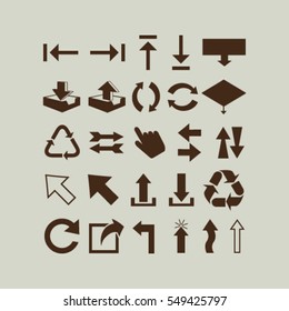Arrows symbol.Vector illustration