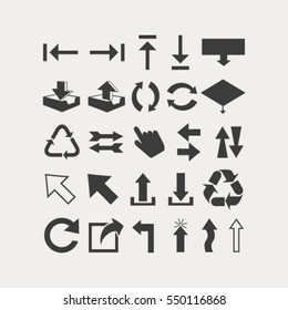 Arrows symbol.Vector illustration