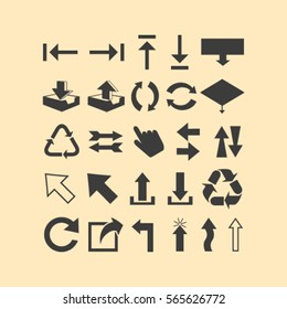 Arrows symbol.Vector illustration