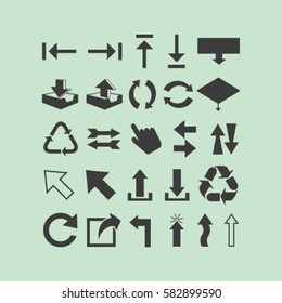 Arrows symbol.Vector illustration