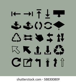 Arrows symbol.Vector illustration
