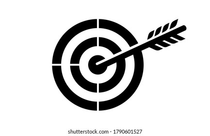 arrows and targets vector logo symbol illustration design sign icon