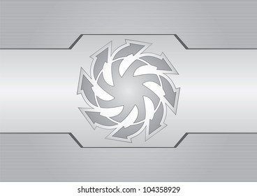 Arrows template - with copy space area