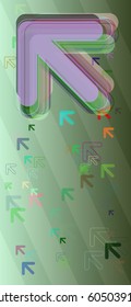 arrows template texture