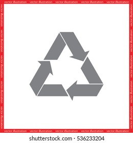 arrows three icon vector illustration eps10.