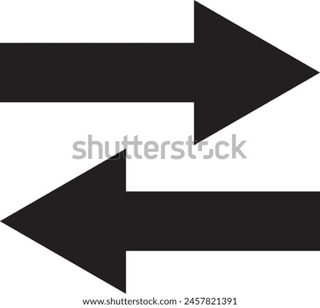 arrows transfer icon, exchange arrow icons Swap icon with two arrows