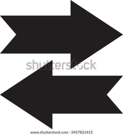 arrows transfer icon, exchange arrow icons Swap icon with two arrows