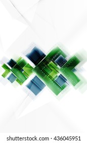 Arrows and triangles background. Vector web brochure, internet flyer, wallpaper or cover poster layout design. Geometric style, colorful realistic glossy arrow shapes with copyspace. Directional idea