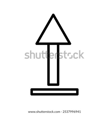 Arrows UI isolated icons ,upward arrow icon