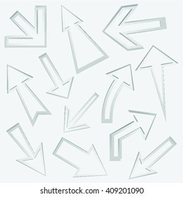 Arrows, vector