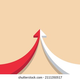 Arrows vector background graphic design