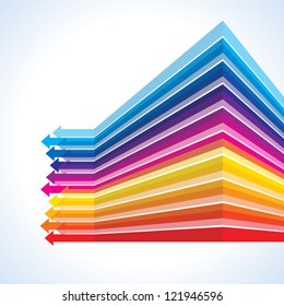 arrows vector for business grow idea