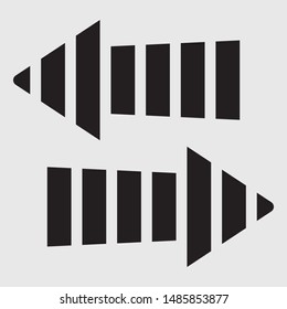 arrows vector collection black - Vector