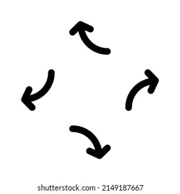 arrows vector collection black. Different black Arrows icons, vector set. Abstract elements for business infographic. Up and downtrend.