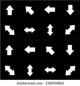Arrows vector collection with elegant style and black color. Set of black vector arrows. Arrow icon. Arrow vector icon. Arrow. Arrows vector collection