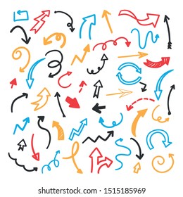 Arrows vector collection with elegant style and black color. - Vector
