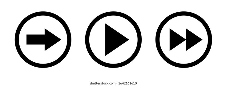 Arrows vector collection with elegant style and black color.