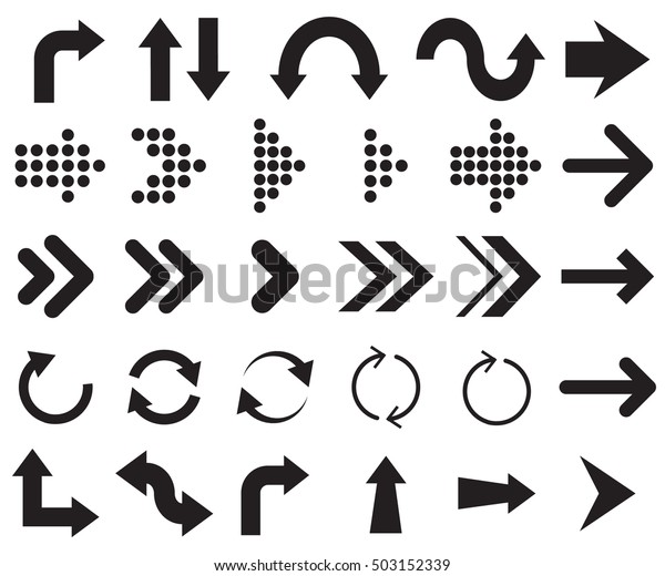 Flechas Colección Vectorial Con Estilo Elegante Vector De Stock Libre De Regalías 503152339 4206