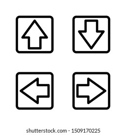 arrows vector collection on white background