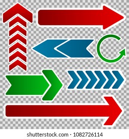 Arrows vector design illustration isolated on background