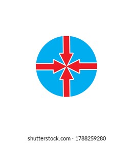 Arrows vector design ilustration templat