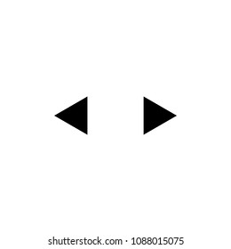 Arrows vector with elegant style and black color