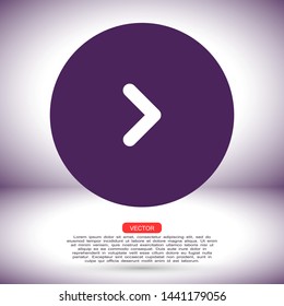 arrows vector eps 10 icon , Lorem ipsum flat design