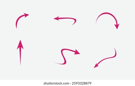 Arrows vector file illustration design collection for use.