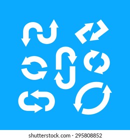  Arrows vector. Hand drawn, 10 eps