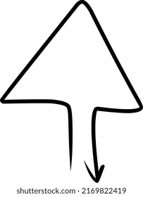Vector de flechas, dibujado a mano con flechas, ilustración vectorial de flecha, vector de signos, formato vectorial, dibujado a mano de signo, estilo de mano, 