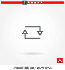 arrows vector icon