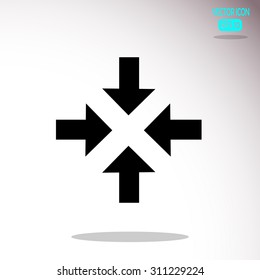 arrows vector icon