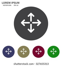 arrows vector icon